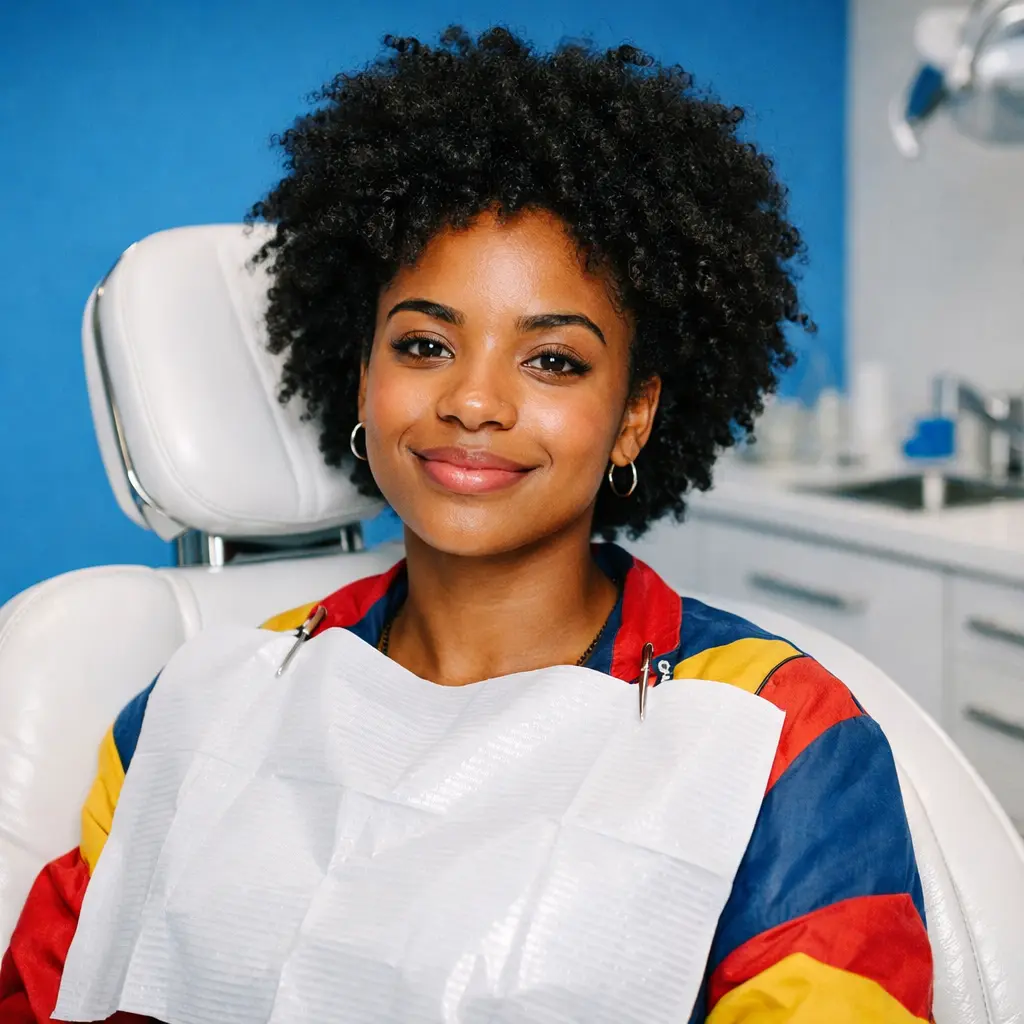 Nearly invisible clear Invisalign aligners at Paulus Dental