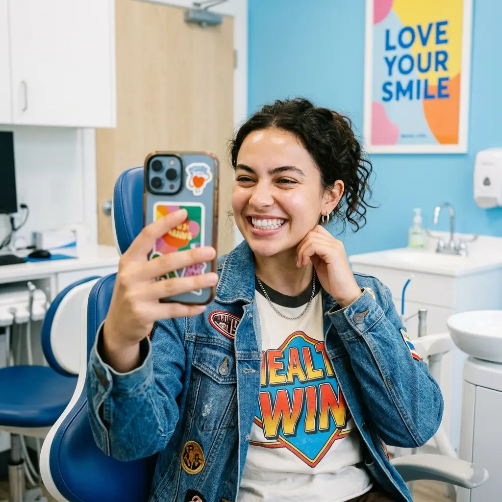 Removable Invisalign aligners — eat what you love
